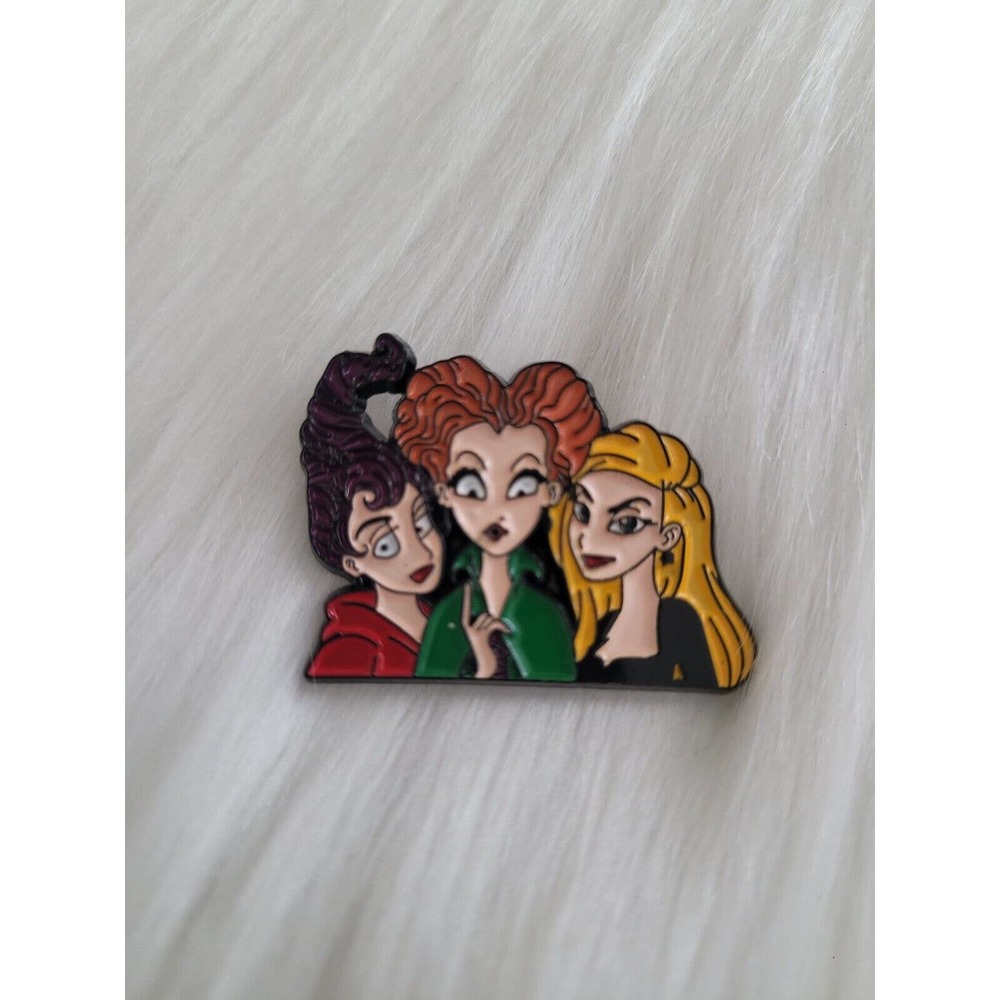 Disney Hocus Pocus Sanderson Sisters Enamel Lapel Pin Mary Winifred Sarah